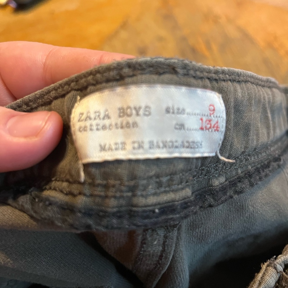 Zara Boys Charcoal Trousers
